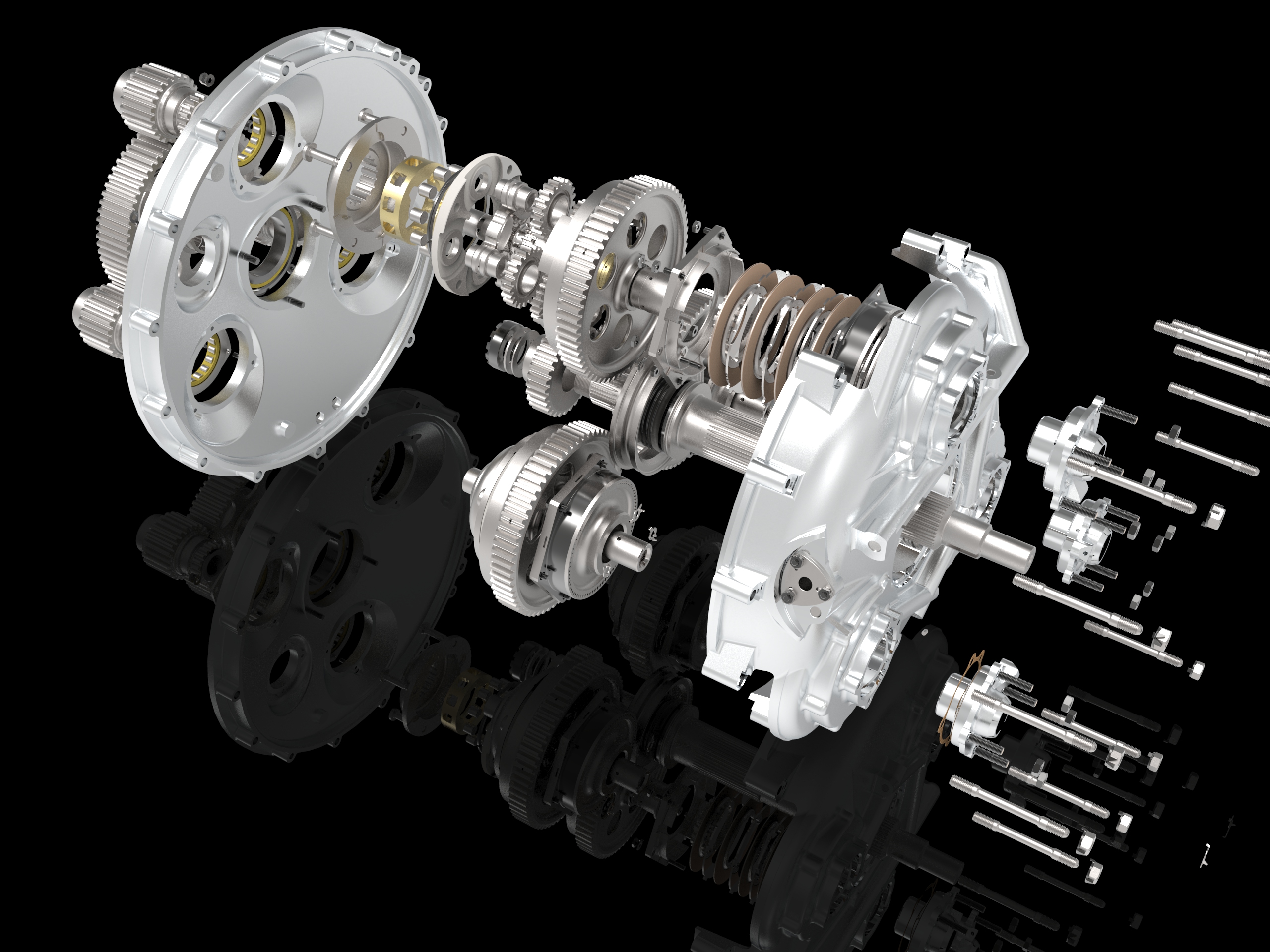 发动机增压器驱动组件